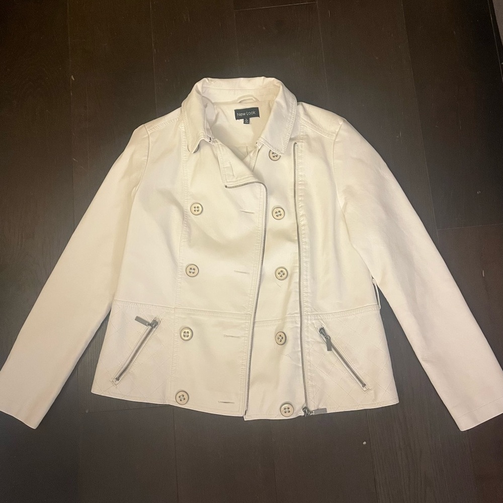 White Leather Jacket